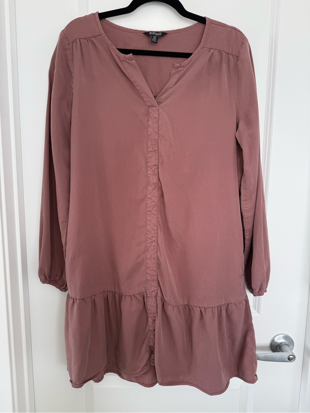 BUFFALO DAVID BITTON |  Long-Sleeve Prairie Dress - Size medium